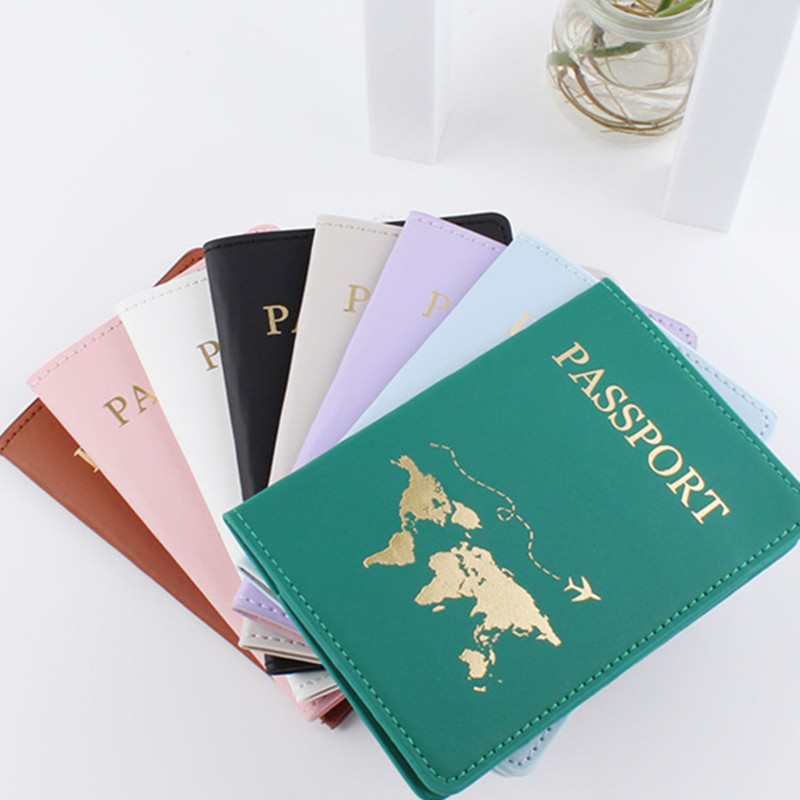 1PCS PU Leather Map Passport C - Travel Accessories Wallet review and price