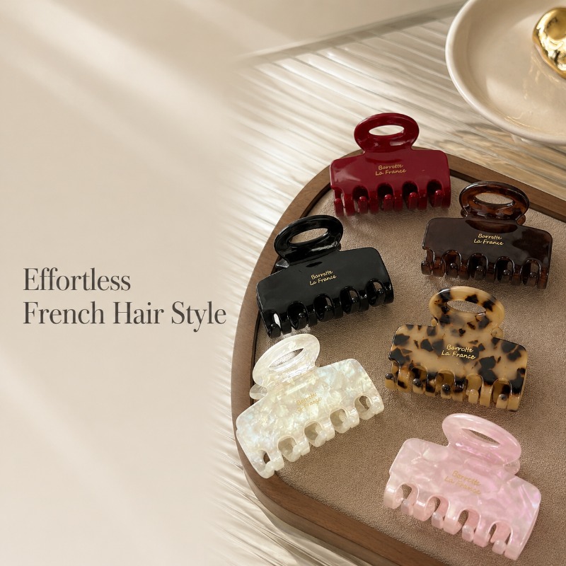French Medium Hair Claw Clips  - Travel Accessories Aesthetic review and price