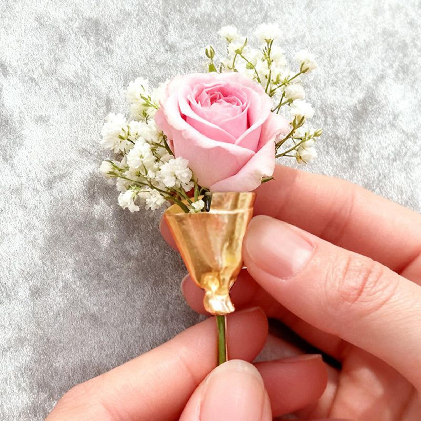 Women Flowers Bouquet Pins Bro - Travel Accessories India review and price