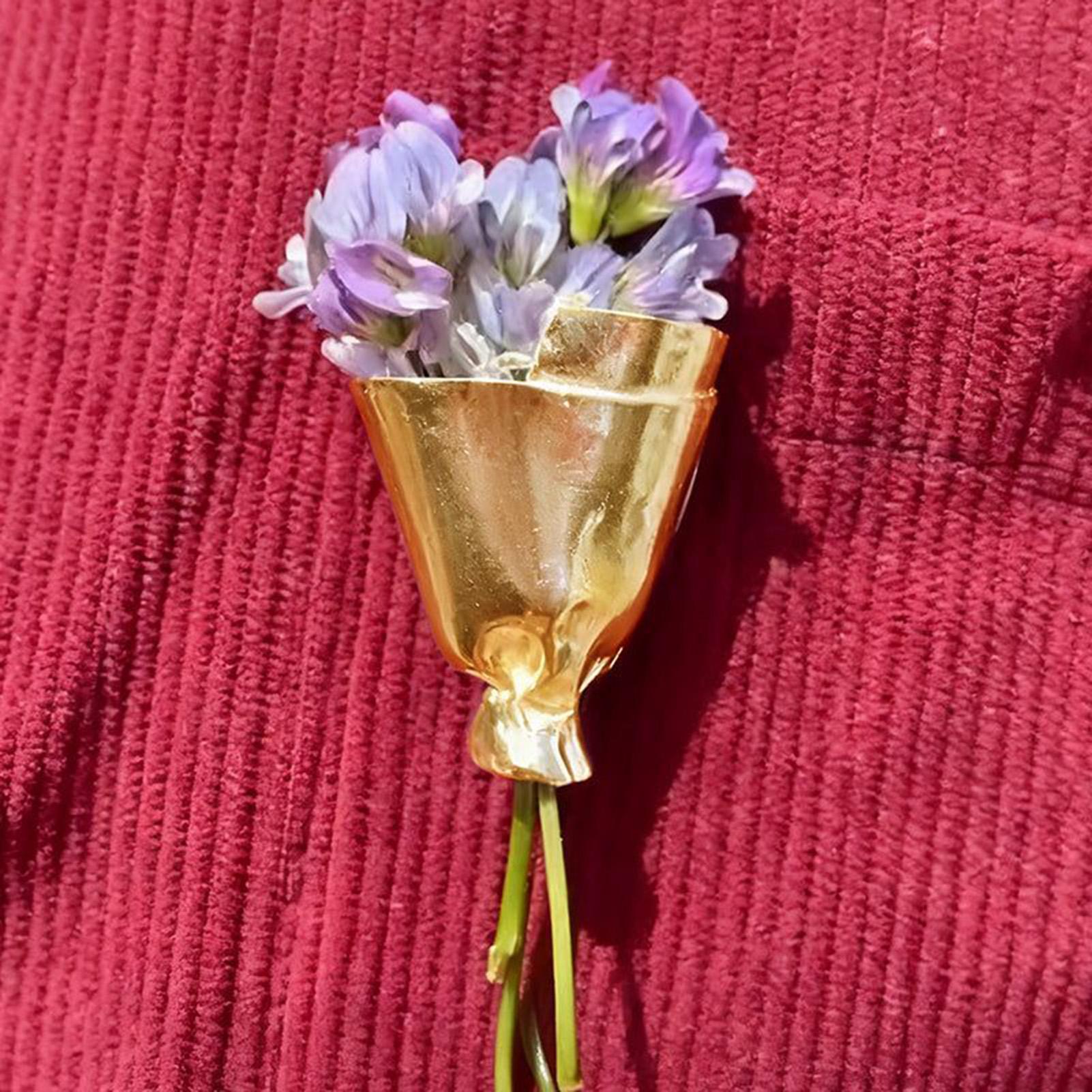 Women Flowers Bouquet Pins Bro - Travel Accessories India review and price