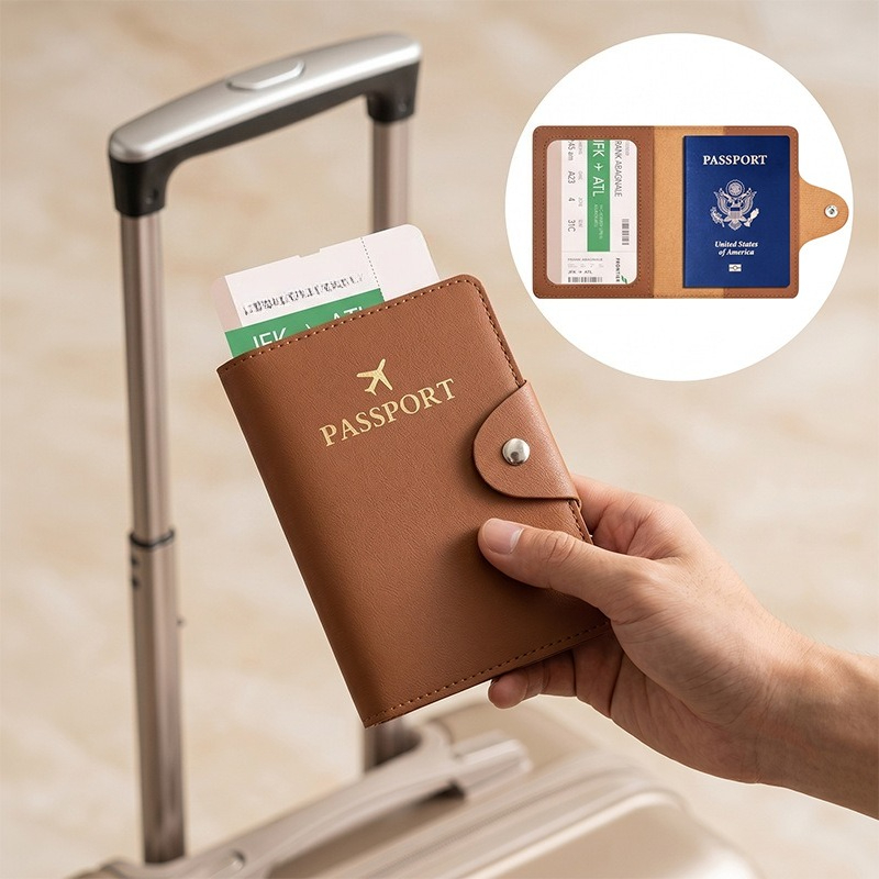 Fashion Business PU Leather Pa - Travel Accessories Wallet review and price