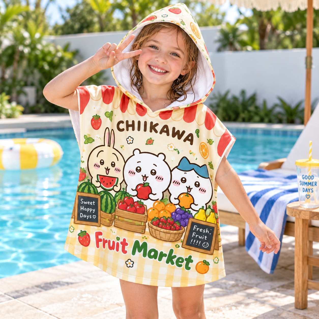 Cute Kids Hooded Towel Cartoon - Travel Accessories Baby review and price